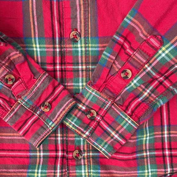 Tommy Bahama Button Up Cotton Plaid Shirt - Picture 5 of 8